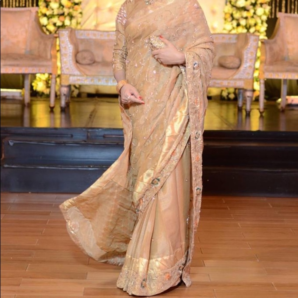Saati material net heavy embroydry